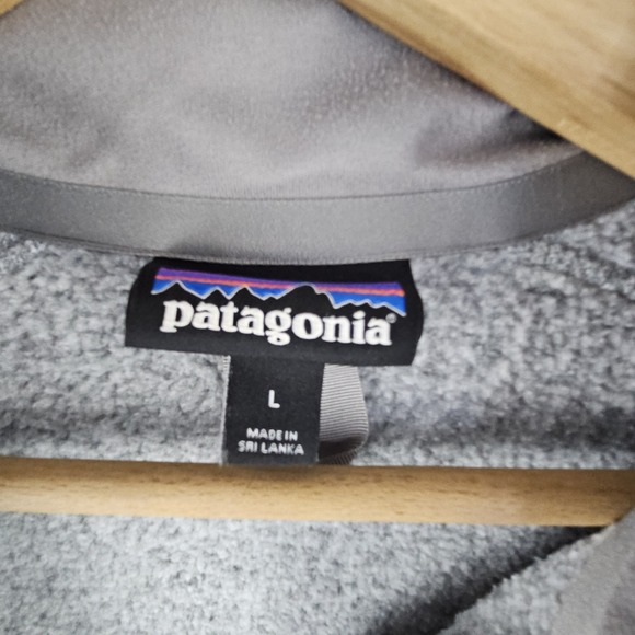 Patagonia Better Sweater 1/4 Zip Pullover Fleece Women's Large Gray 25618 - Picture 5 of 15